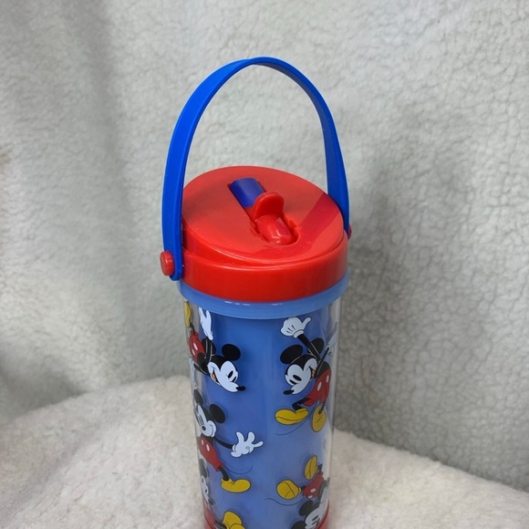 Disney Sippy cup Mickey Mouse Magical changeing color 10" with carrying handle - Picture 6 of 10